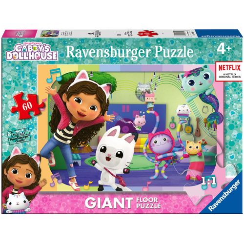 Puzzle RAVENSBURGER "Gabbys Tanzparty", bunt, Puzzles, KinderB:36cm H:26cm, Pappe, Motiv, Made in Europe, B:36cm H:26cm