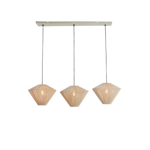 Light & Living - Hängelampe FELIDA - 120x42x130cm - Weiß
