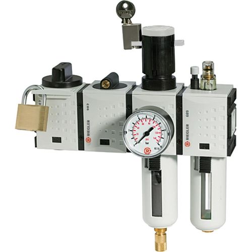 Riegler Wartungsstation SAFETY »FUTURA«, KH-AV-2-tlg.-WE, VA, BG 1, G 1/4