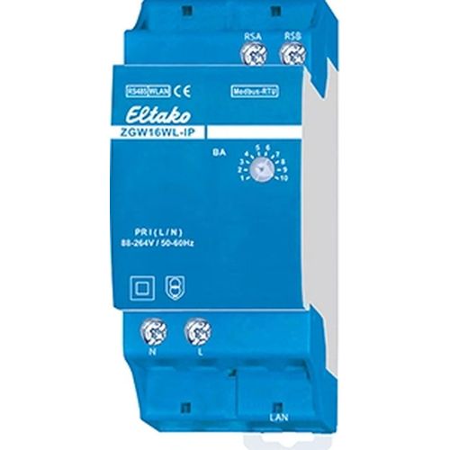 ELTAKO Modbus-Stromzähler-MQTT-Gateway, über WLAN oder LAN, MQTT und REST-API, 1 Stk.