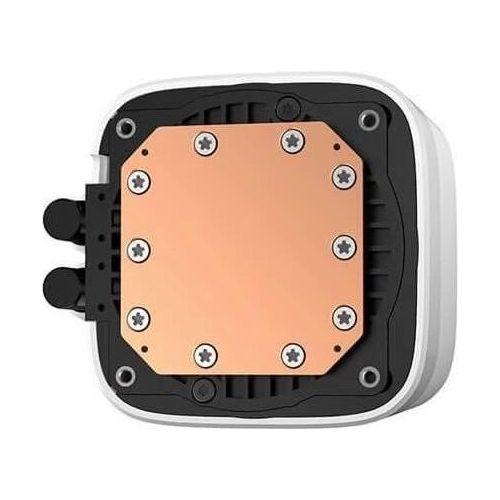 DeepCool LD360 White All-in-One Flüssigkeitskühler, 12 cm Lüfter, 3,48 mmH2O, Hydrodynamisches Lager, Weiß