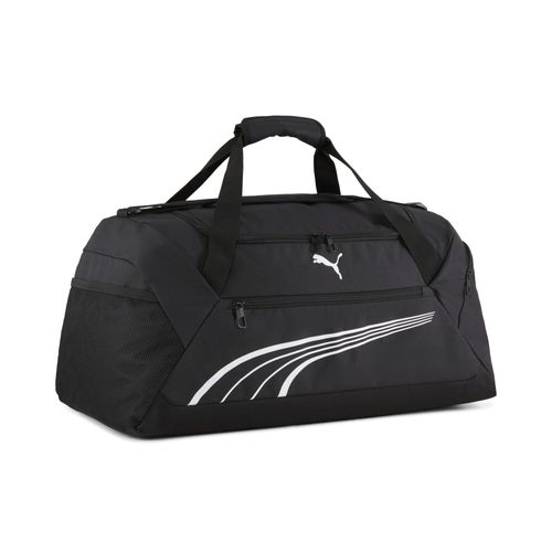 Sporttasche PUMA "Funtal 49L Mittelgroße Sporttasche Erwachsene", Gr. B/H/T: 62cm x 29,5cm x 32cm onesize, schwarz, Taschen Sporttasche
