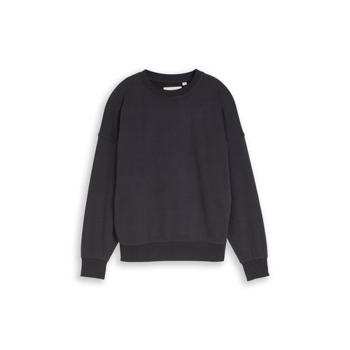 TOM TAILOR Jungen Oversize Sweatshirt mit Rückenprint, grau, Uni, Gr. 164