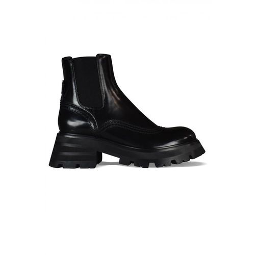 Alexander McQueen Wander Chelsea Laarzen Zwart