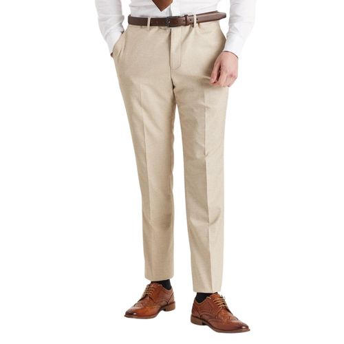 Beige leichte Sommerhose für Hochzeitsfeiern für Herren