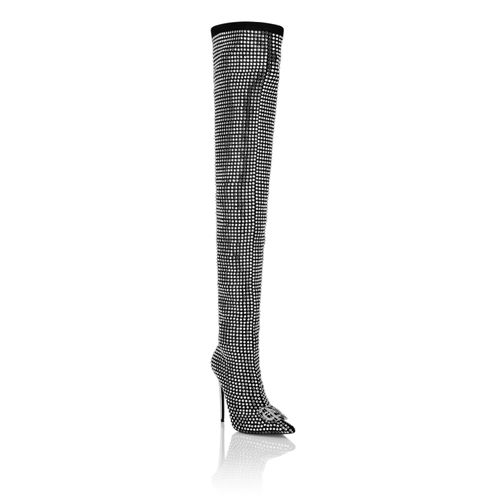 Laarzen Hakken Overknees Gothic Plein
