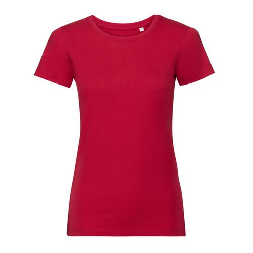Russell - T-Shirt, Baumwolle aus biologischem Anbau für Damen (Rot)
