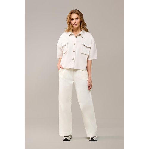 Lina-Bluse in gebrochenem Weiß