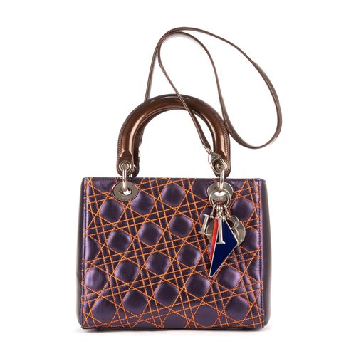 Medium Lady Dior Zip Medium Schoudertas