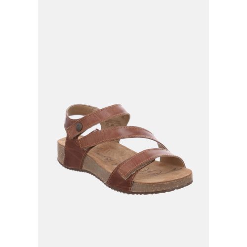 Josef Seibel Tonga 25 Kameel - Josef Seibel Bruin Tan Leren Tiener Dames Sandalen