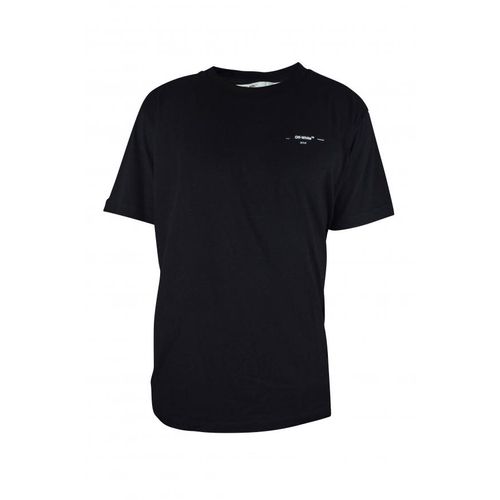 Gebroken wit T-shirt zwart