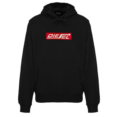 Diesel - Kapuzenpullover „pfeillogo" In Schwarz