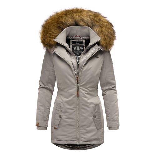 Marikoo dames winterjas – Sanakoo, warm met afneembare bontkraag