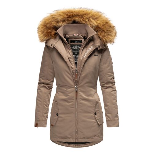 Marikoo dames winterjas – Sanakoo, warm met afneembare bontkraag