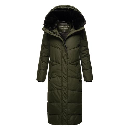 Navahoo Damen Winter Steppmantel Hingucker – Extra Lang & Warm