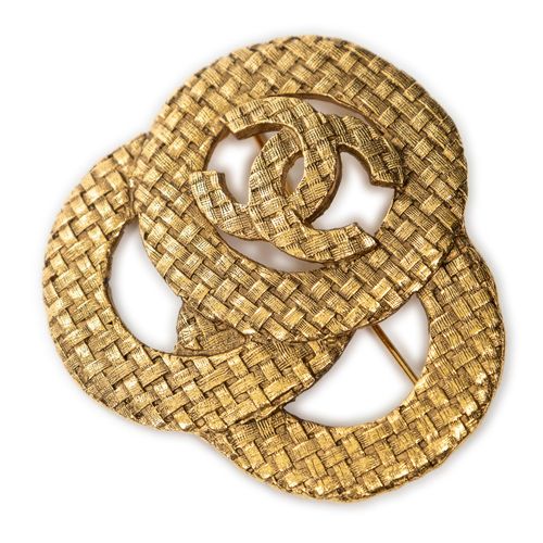 CC Woven Brooch Broche