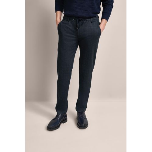 Bugatti Herren Chino met subtiel patroon