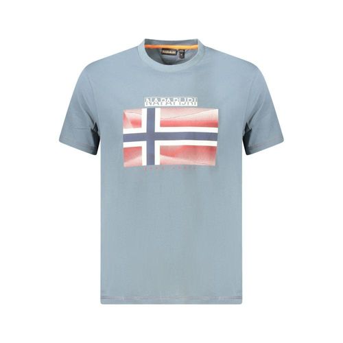 Geografisches T-Shirt Crew Neck Grafiktee