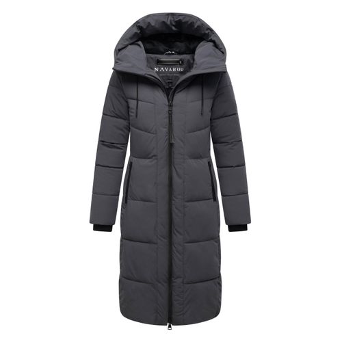 Navahoo dames wintermantel SCHOKOKUSS – elegant, warm & functioneel
