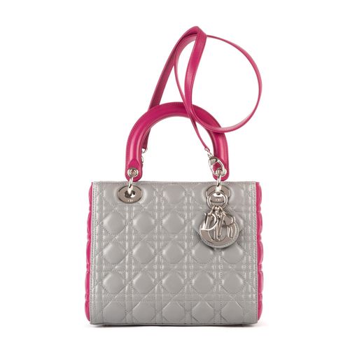Medium Lady Dior Zip Medium Schoudertas
