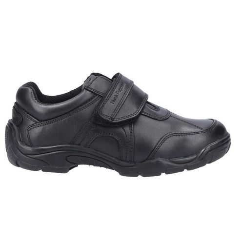 Hush Puppies Jongens Arlo Leren Schoolschoenen (Zwart)
