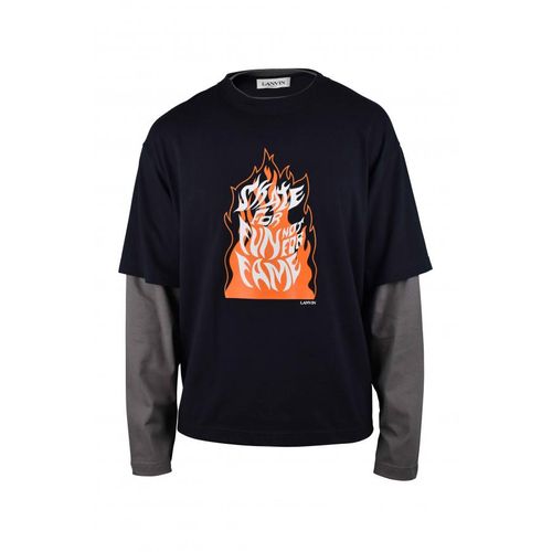 Lanvin T-shirt Blauw