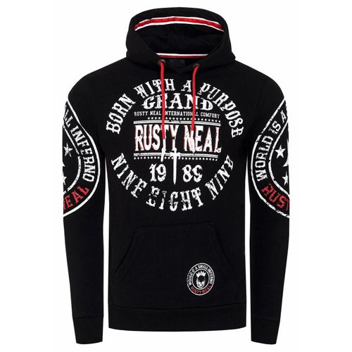 Streetwear Kapuzen-Pullover mit Prints