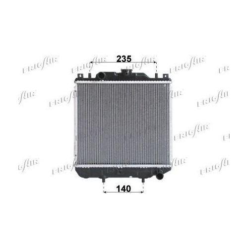 FRIGAIR 0140.3001 Kühler Wasserkühler Motorkühler für AIXAM Crossline Schrägheck A.741 Schrägheck A.721 Schrägheck 500 Schrägheck A.751 Schrägheck