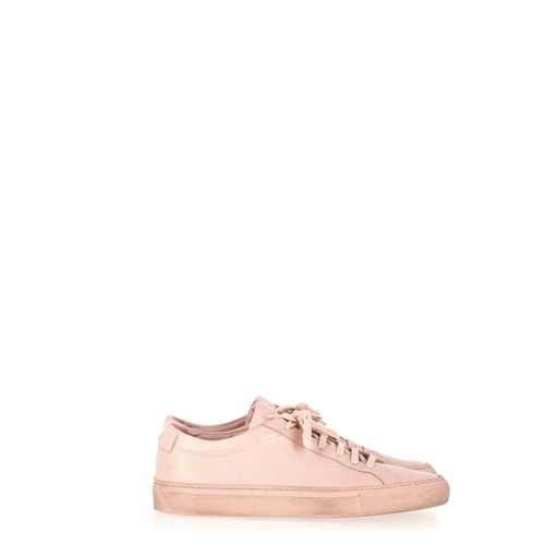 Common Projects Original Achilles Lage Sneakers in Roze Leer