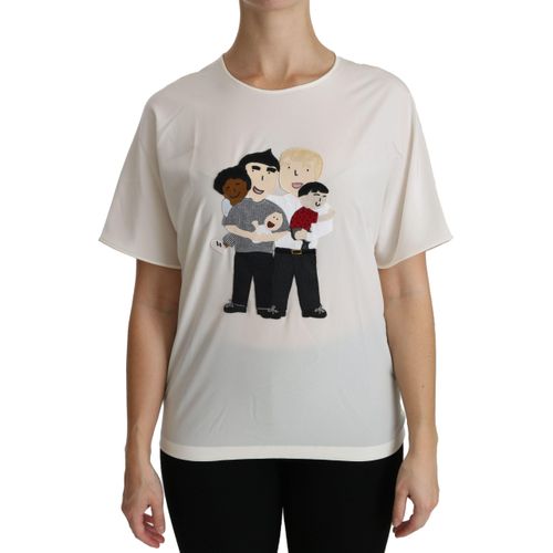 Dolce Gabbana Familie Appliqué T-shirt Tsh4297