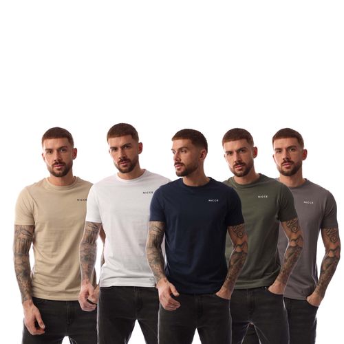 Nicce - "Buena" T-Shirt für Herren (5er-Pack) (Bunt)