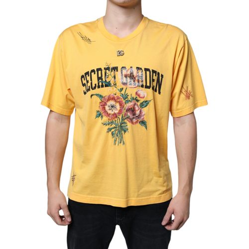 Geheime Tuin Bloemige Borduur T-Shirt