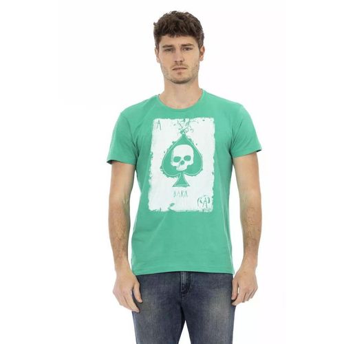 Ass der Herzen T-Shirt Grüner Schädel