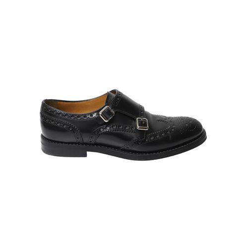 Church's Burwood Brogues met Nieten in Zwart Leer