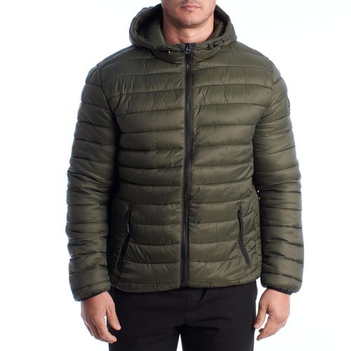 Herren-Steppjacke mit Kapuze US42127019