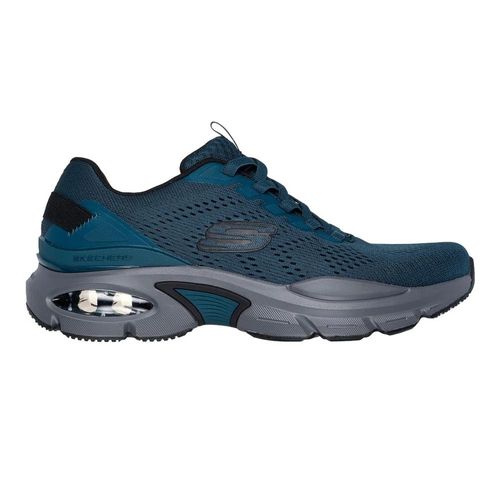 Skechers Heren Ventura Skech-Air Trainers (Wintertaling/Zwart)