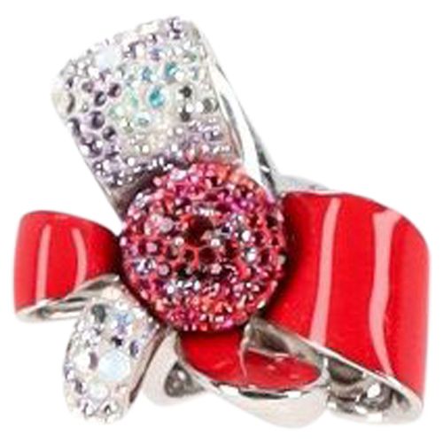 Swarovski Nirvana Strikring in Zilver Metaal