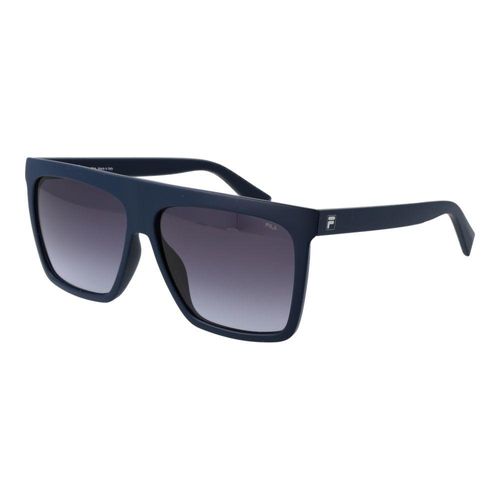 Blaue Plastiksonnenbrille
