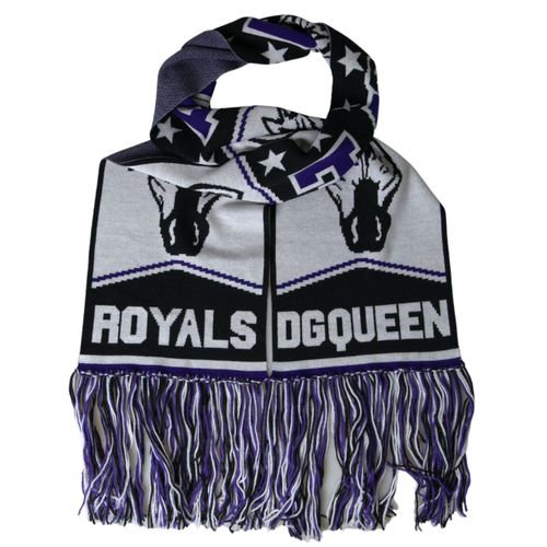 Multicolor Wol DG Koningin Wrap Franje Sjaal