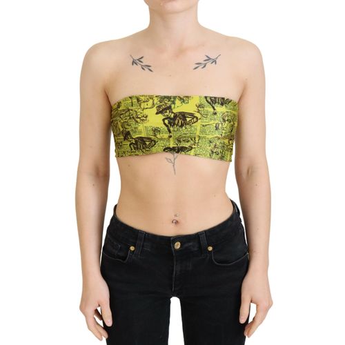 Buis Top Grafische Print Zonder Schouderbanden