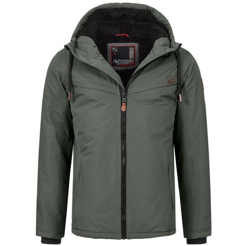 Alessandro Salvarini heren winterjas AS-331 met teddyvoering en capuchon