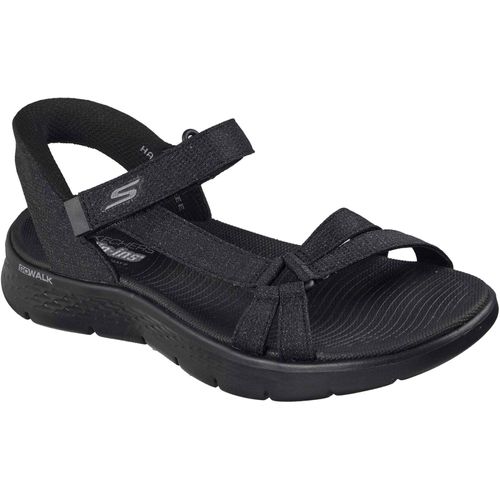 Skechers GO WALK Flex Illuminate Textiel Dames Zwart Standaard Sandalen