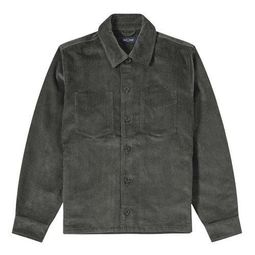 Fred Perry Heren Corduroy Overhemd (Veld)