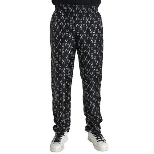Horseshoe Print Broek Casual Stijl