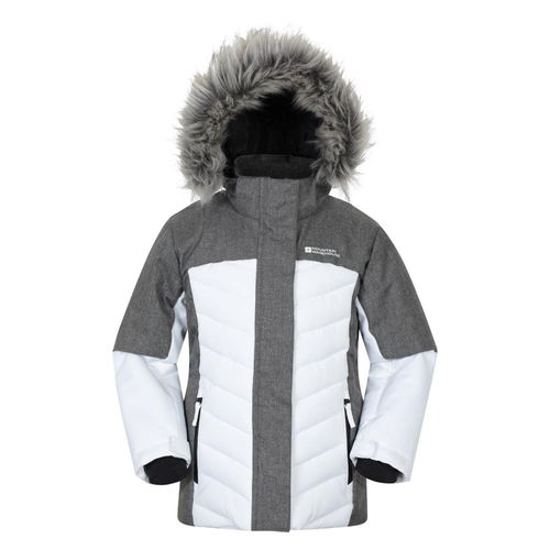 Mountain Warehouse Pyreneeën gewatteerd ski-jack voor kinderen/Kinderen (Wit)