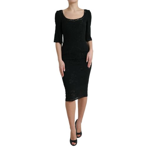 Floral Lace Pencil Jurk