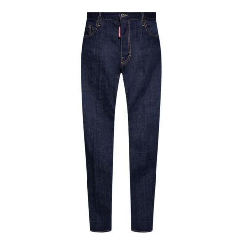 Dsquared2 Donkerblauw Gespoelde Jeans 642