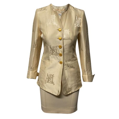 Escada x Margaretha Ley Rokpak Set in Crème Katoen