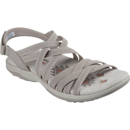 Skechers Reggae Slim - Sommerurlaub Polyester Damen Sandalen in Taupe