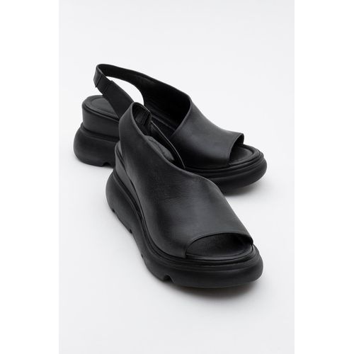 Agusto Leren Plateau Sandaal (Dames)
